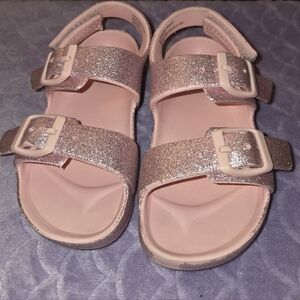 Cat & Jack Pink Glitter Sandals